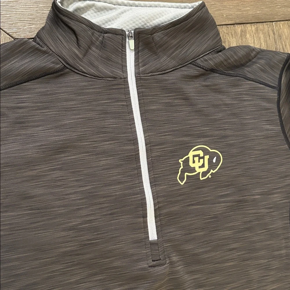 NWT [J America] Courtside Poly Fleece 1/4 Zip Pullover Black/Cement Women’s XL - Picture 4 of 10